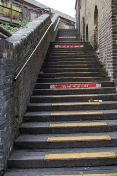 Old stairs Foto stock