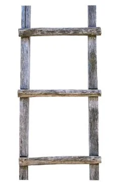 Old stairs of planks Stock Photos
