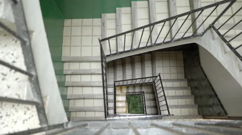 Old stairwell Видео 50510215