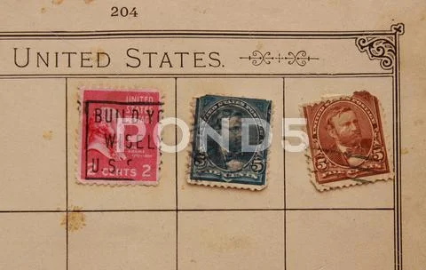 OLD STAMP Stock Photos