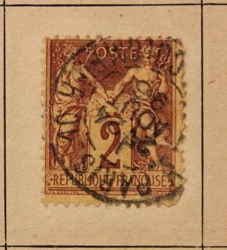 OLD STAMP Foto stock