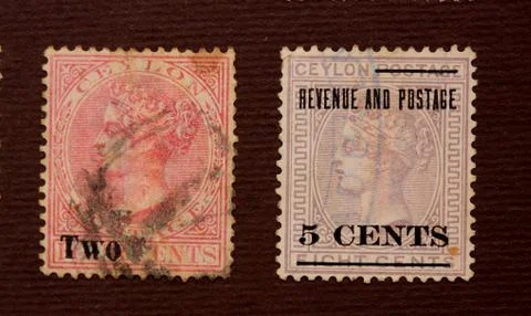 OLD STAMP Stockfoto's