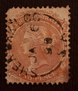 OLD STAMP Stockfoto's