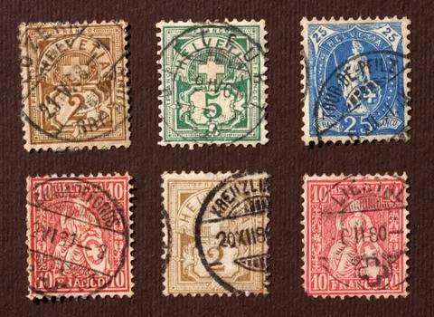 Old stamp Фото