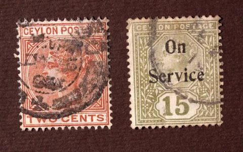 Old stamp Stock Photos