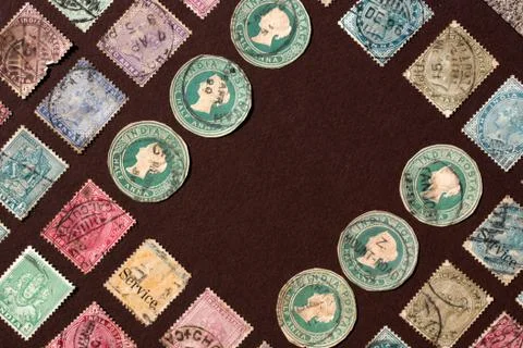 Old stamp Stock Photos