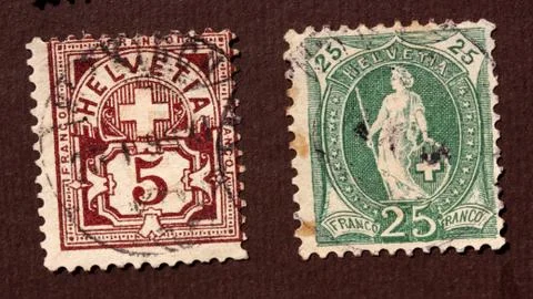 Old stamp Stock Photos