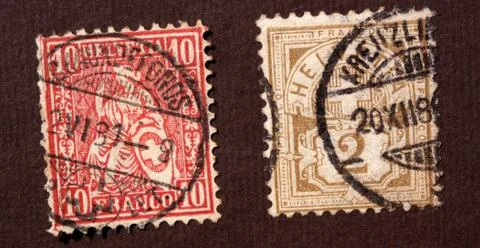 Old stamp Stock Photos