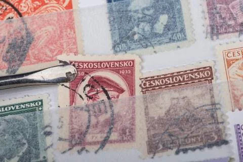 Old  stamp Stock Photos