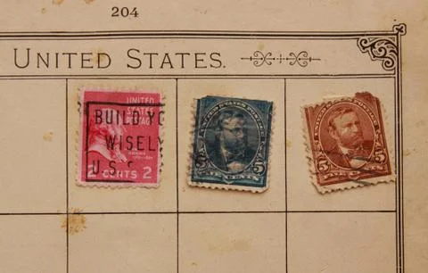 Old stamps Фото