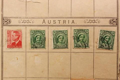 Old stamps Фото