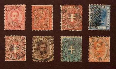 Old stamps Stock Photos