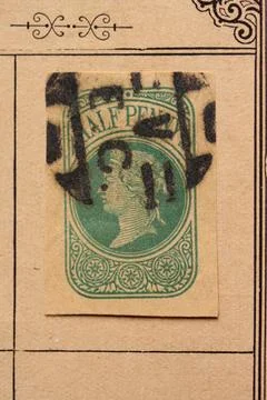Old stamps Foto stock