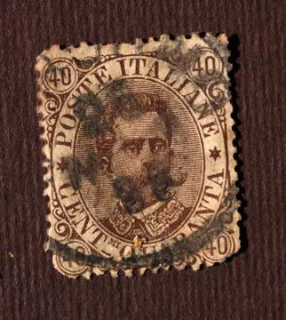 Old stamps 库存照片