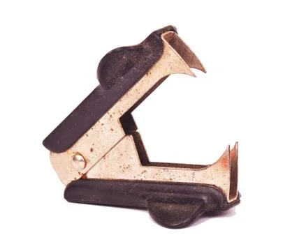 Old  staple remover Stock Photos