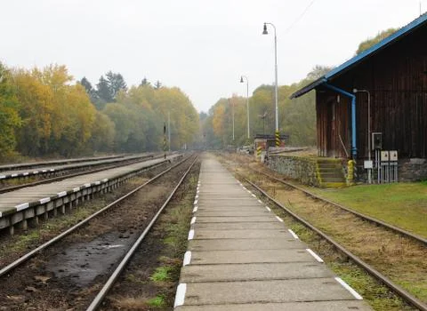 Old station 库存照片