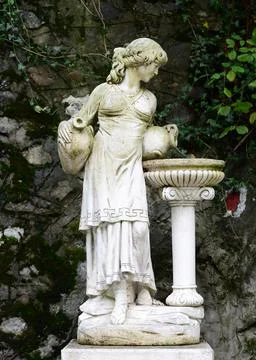 Old statue detail Stock Photos
