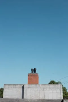 Old Statues of the Soviet Union Monument Stock-Fotos
