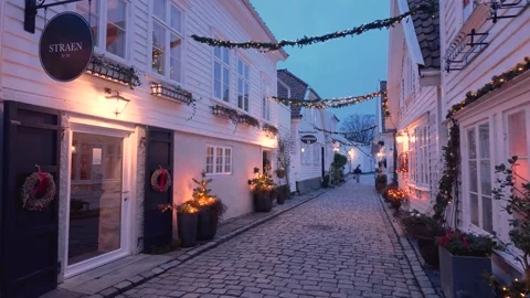 Old Stavanger, Norway Stock Footage 260135557