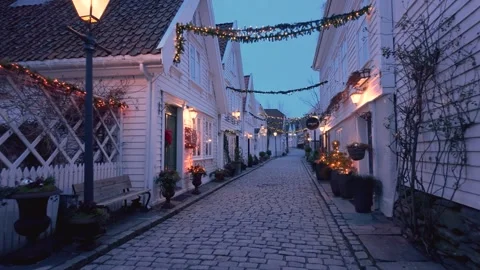 Old Stavanger, Norway Stock Footage 260135560