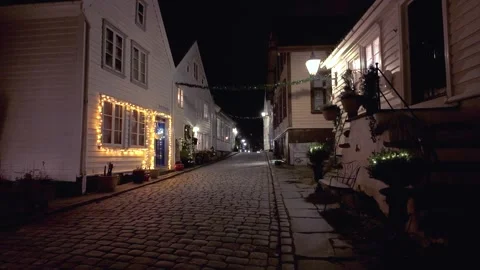Old Stavanger, Norway Stock Footage 260135681