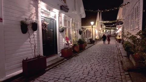 Old Stavanger, Norway Stock Footage 260135685