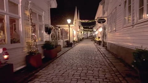 Old Stavanger, Norway Stock Footage 260135687