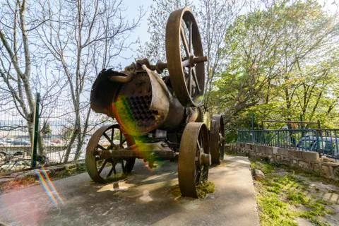Old steam engine Stock Photos