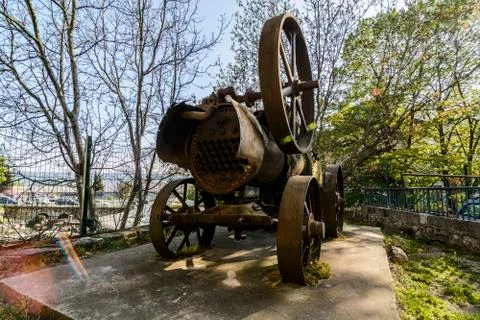 Old steam engine Stock Photos