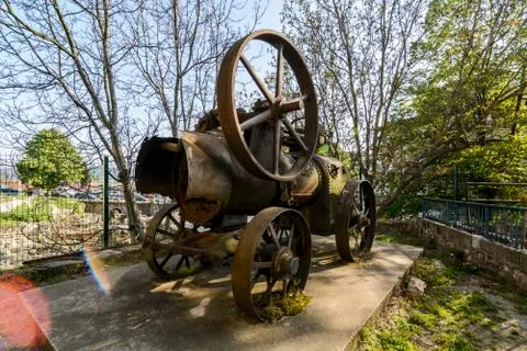 Old steam engine Stock Photos