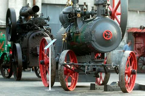 Old steam machine Stock Photos