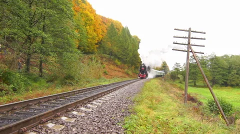 Old Steam Moves Video stock 56855221