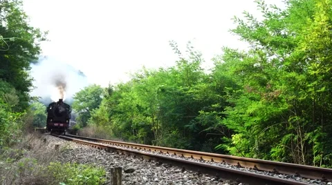 Old steam train Stock Footage 67244794