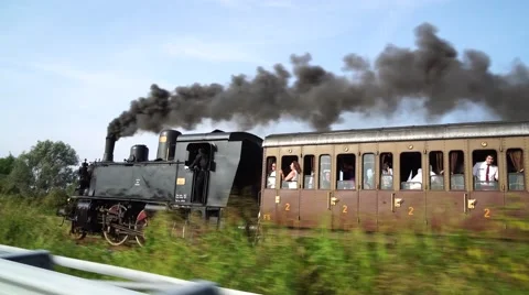 Old steam train Stock Footage 67289618