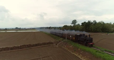 Old steam train Video stock 108314908