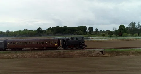 Old steam train Video stock 108314957