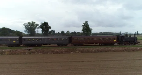 Old steam train Stock Footage 108315039