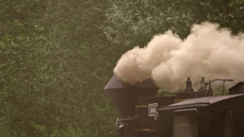 Old steam train 스톡 동영상 113567485