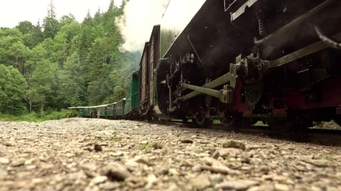 Old steam train 스톡 동영상 113567753