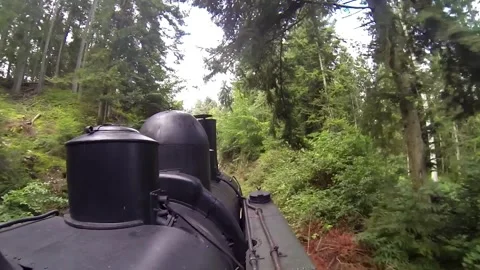 Old Steam Train Video stock 301877013