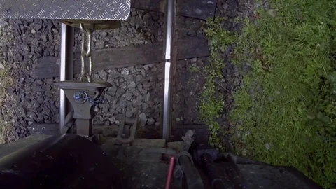 Old steam train going through the mountains Видео 113554885