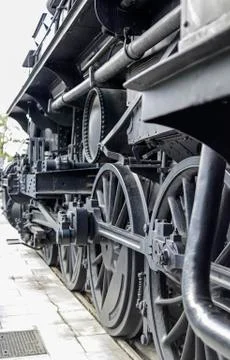 Old steam train Stock Photos