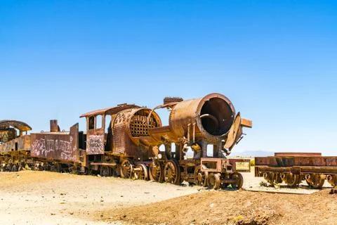 Old steam train Foto stock