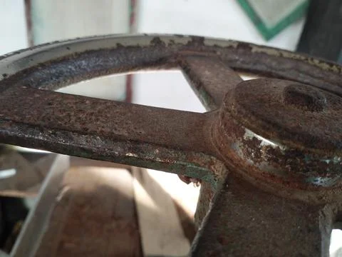 Old steering wheel Stock-Fotos