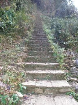 Old steps Foto stock