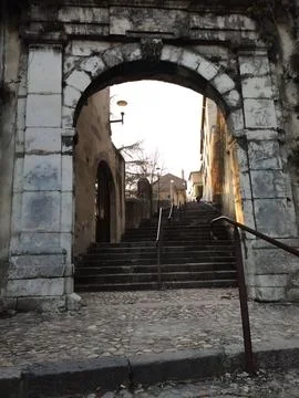 Old stone arch Foto stock