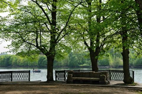Old stone bench Stock Photos