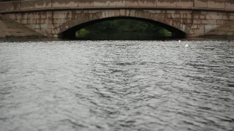 Old stone bridge Stock Footage 11373959