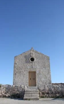 Old stone chapel Stock Photos