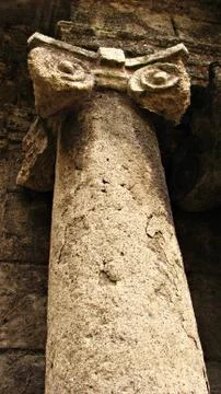 Old Stone Column Foto stock